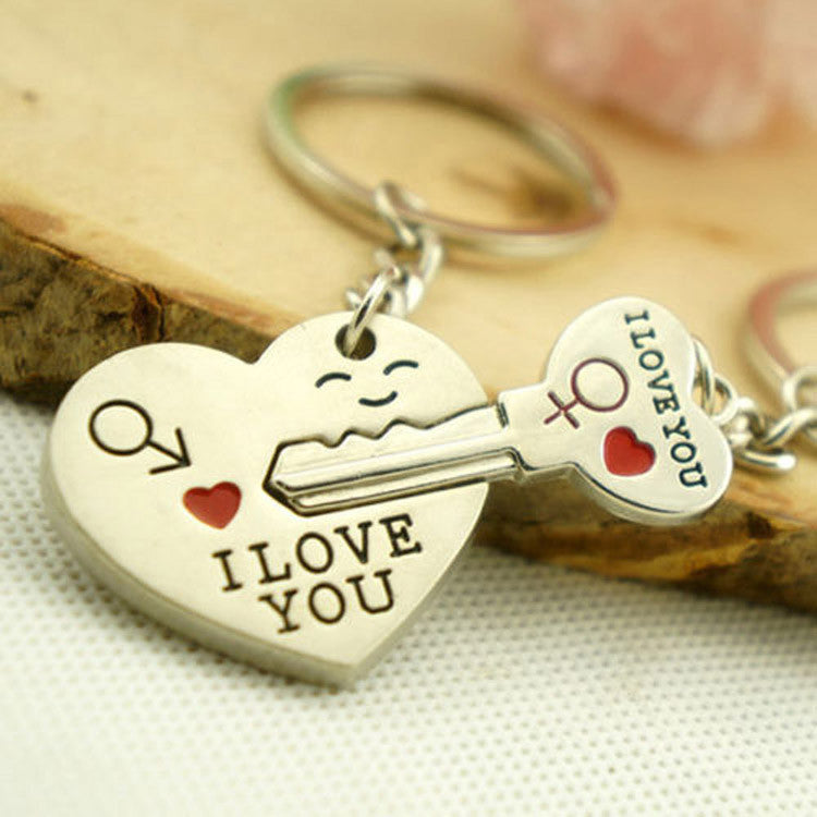 I Love You Keychain Set