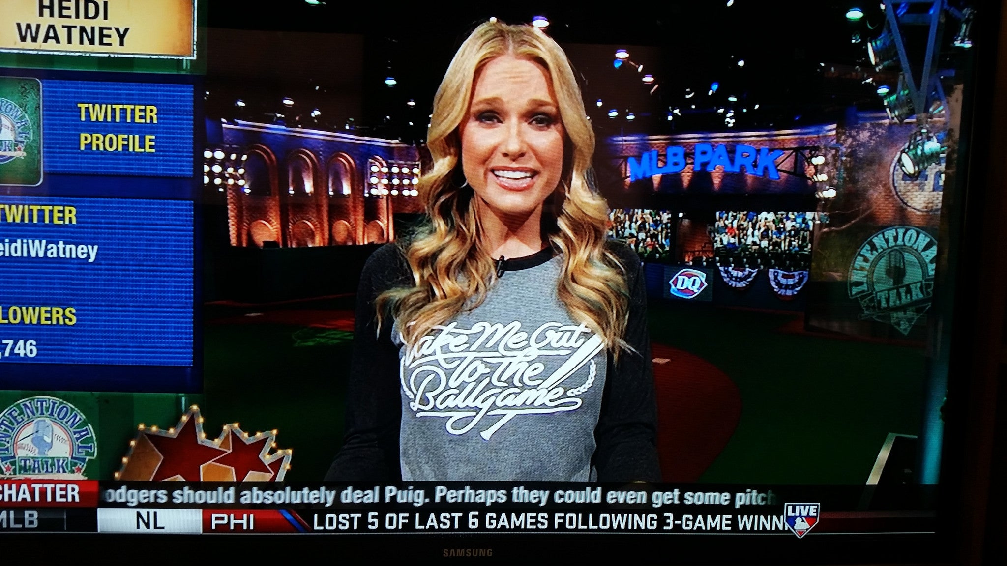 Take Me Out To The Ballgame 3/4th Baseball Shirt