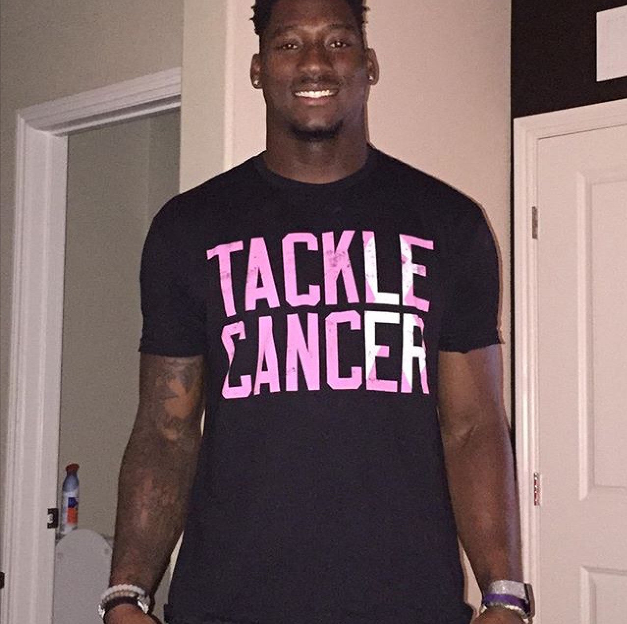 Tackle Cancer™ Breast Cancer Awareness T-Shirt