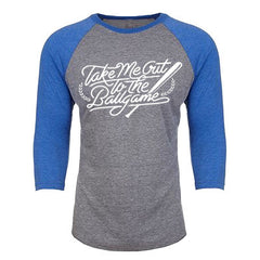Take Me Out To The Ballgame 3/4th Baseball Shirt