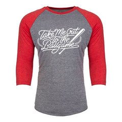 Take Me Out To The Ballgame 3/4th Baseball Shirt