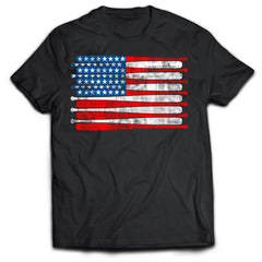 American Baseball Flag T-Shirt
